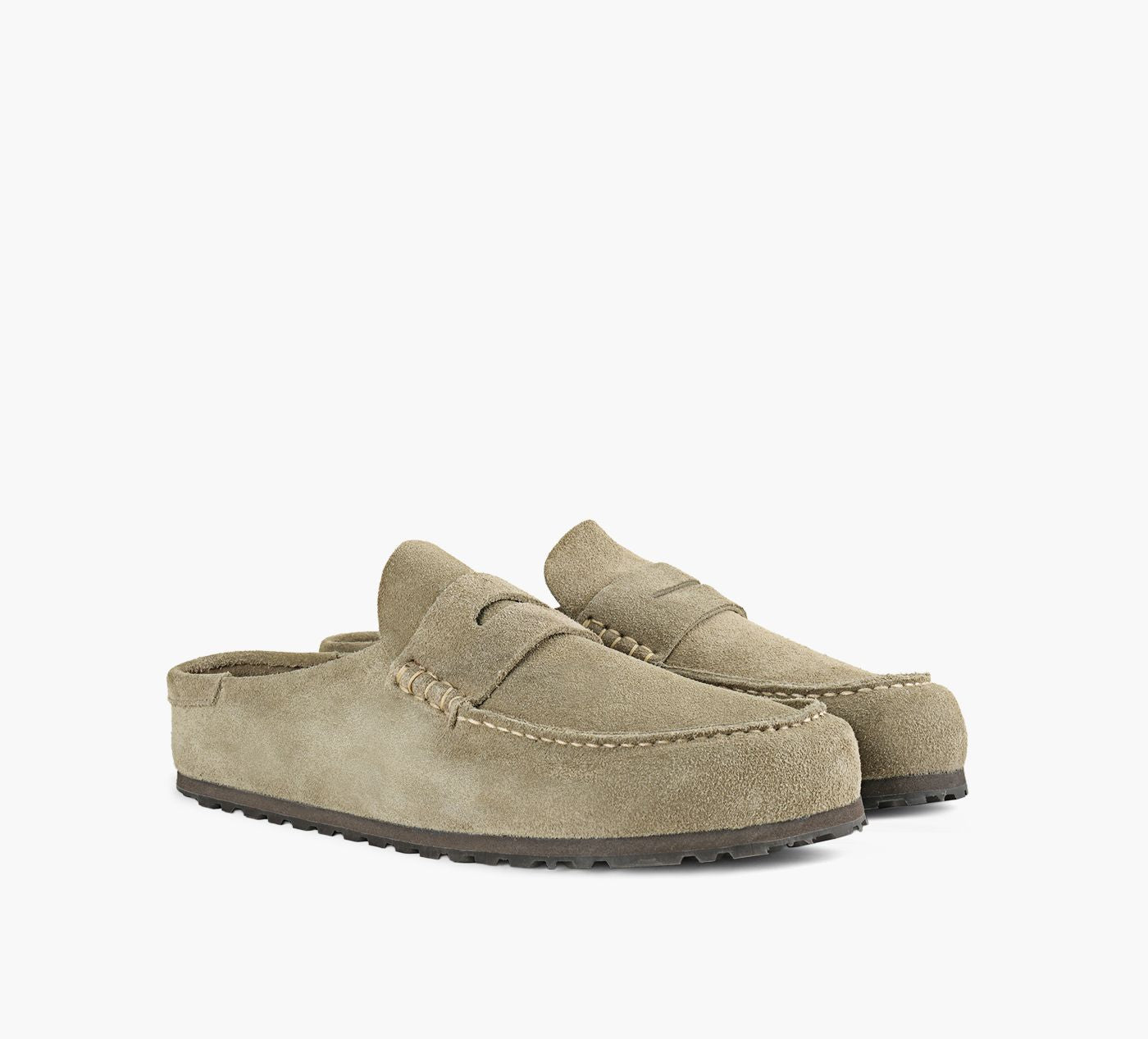 Birkenstock Naples Wrapped Loafers for Men | Taupe – Browns Shoes