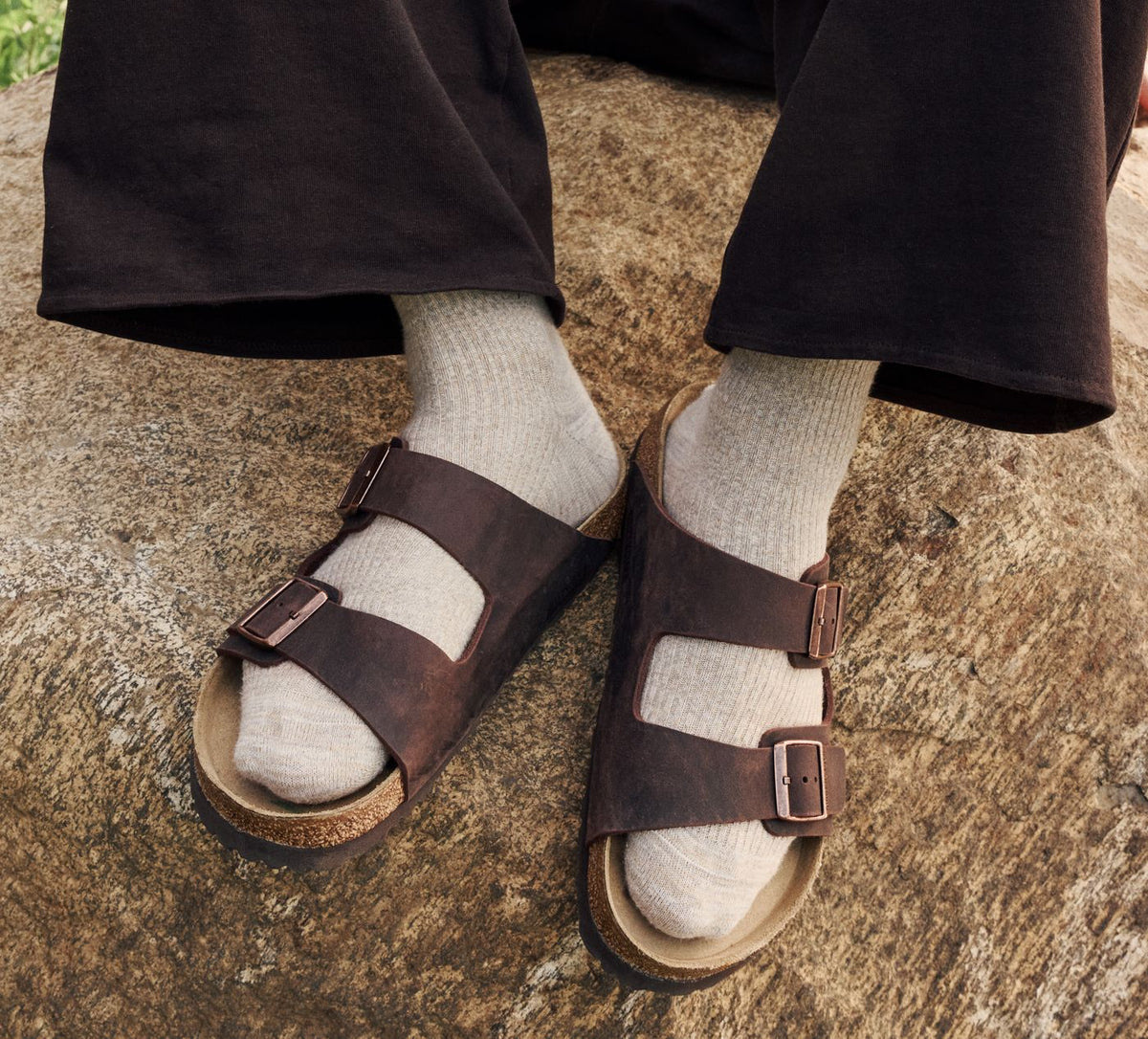 BIRKENSTOCK ARIZONA in BROWN view 1a