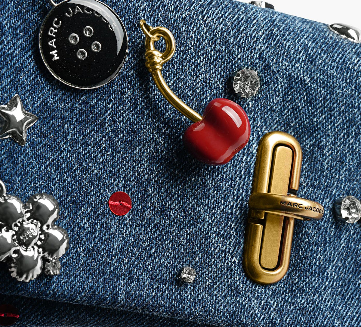 MARC JACOBS MINISACTHEDUALCHAIN en BLEU vue 3