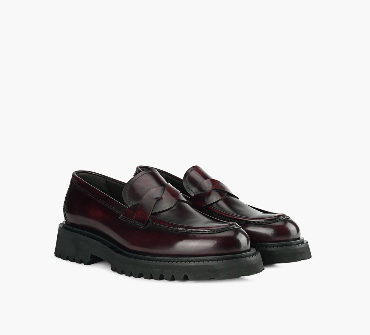 LUCA DEL FORTE FIORENZO in BURGUNDY view 2