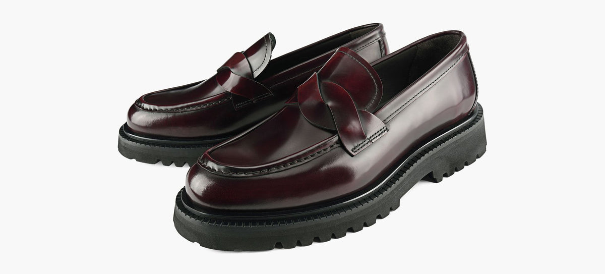 LUCA DEL FORTE FIORENZO in BURGUNDY view 4