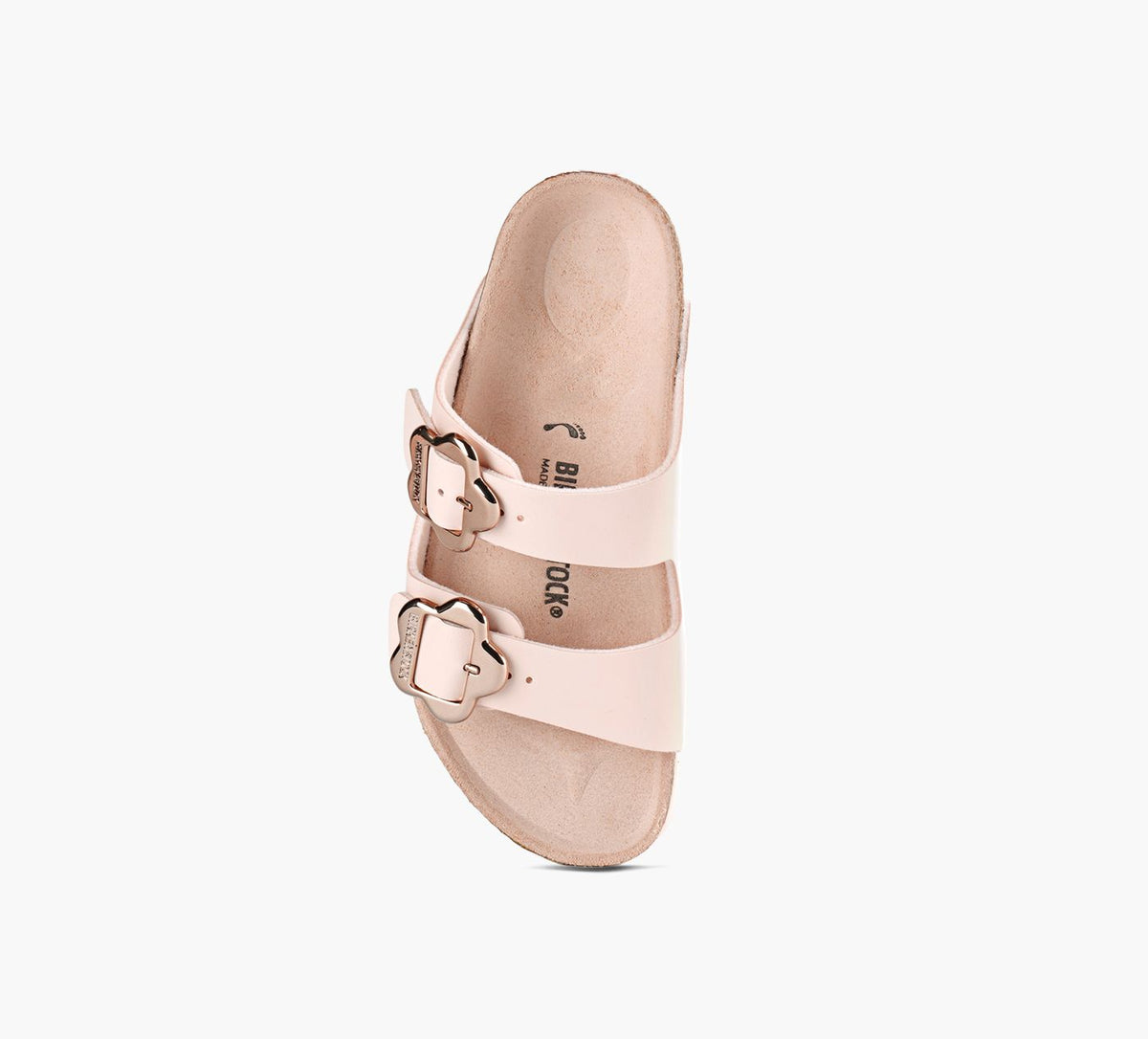 BIRKENSTOCK ARIZONABOUCLEFLEUR en ROSE PALE vue 1c