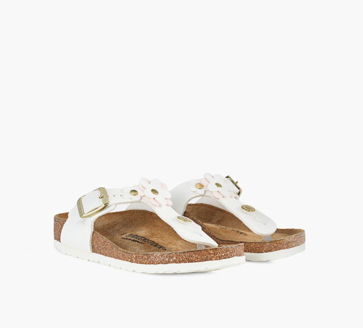 BIRKENSTOCK GIZEHFLOWERS in WHITE view 2