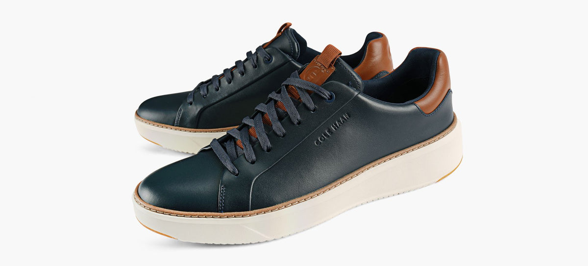 COLE HAAN BASKETGRANDPROTOPSPINIMPERMABLE en BLEU vue 4