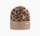 MICHAEL KORS WOOLYLEAPCROWNCUFFHAT in BEIGE