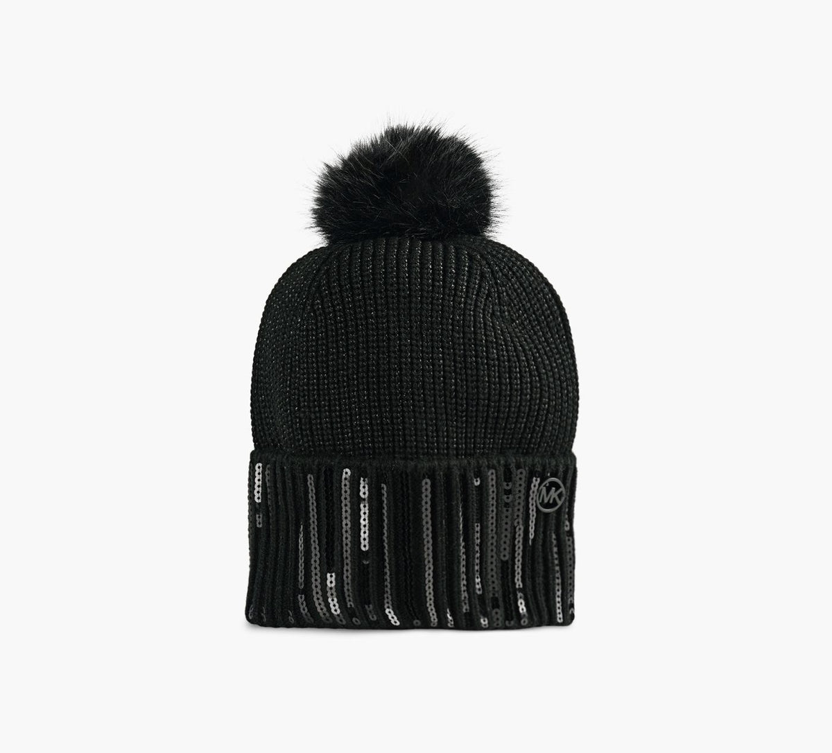 MICHAEL KORS SEQUINCUFFHAT in BLACK