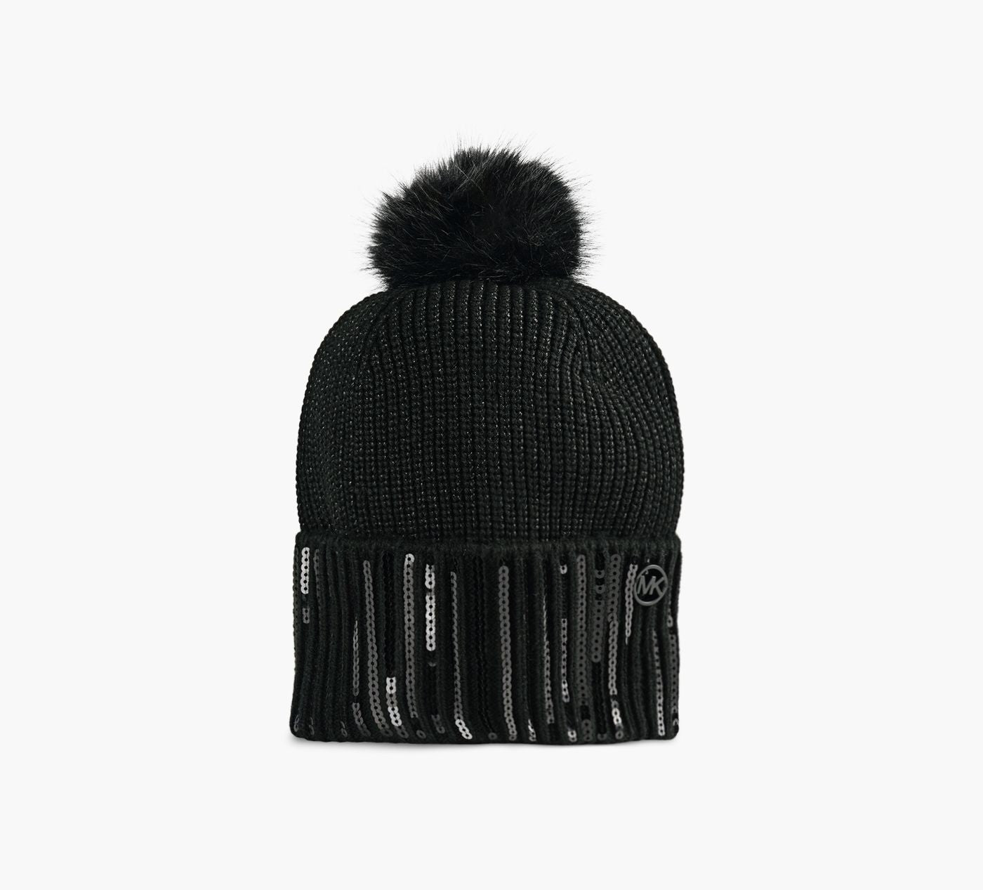 MICHAEL KORS SEQUINCUFFHAT in BLACK