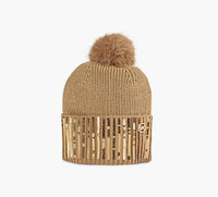 MICHAEL KORS SEQUINCUFFHAT in BEIGE
