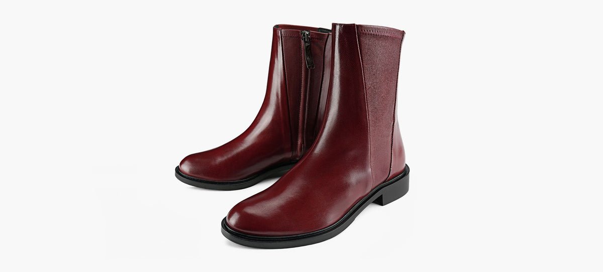 LORENZO MASIERO TROYBOOTIE in BURGUNDY view 4