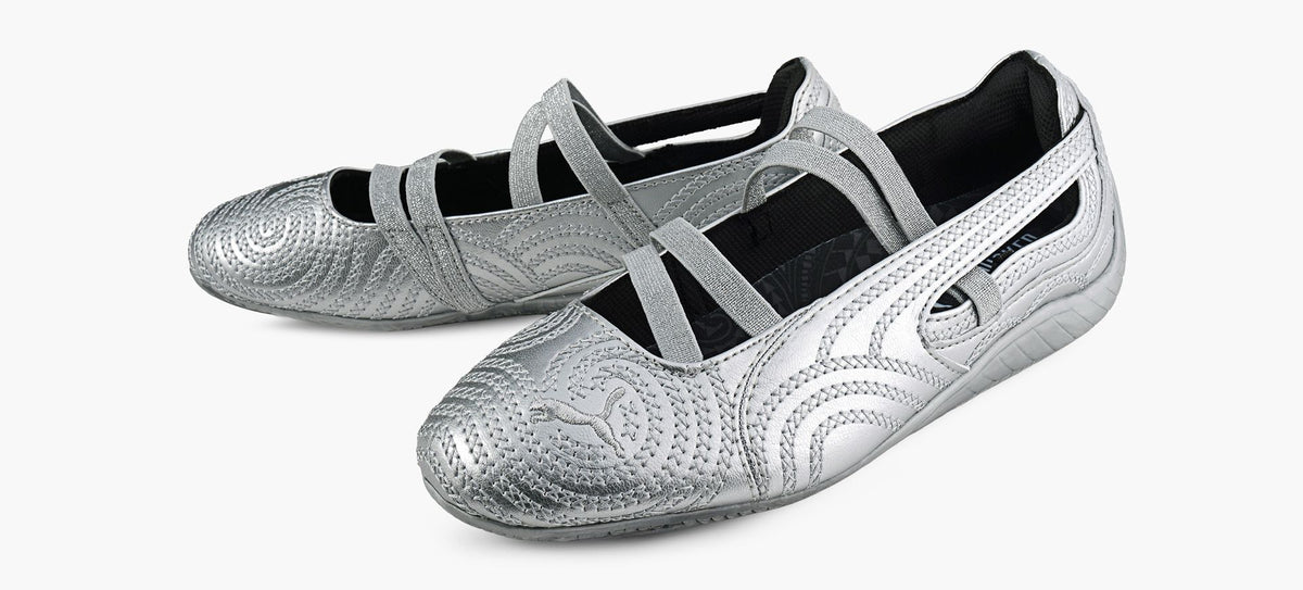 PUMA PUMAXWICKEDBALLERINESPEEDCATARGENT en ARGENT vue 4