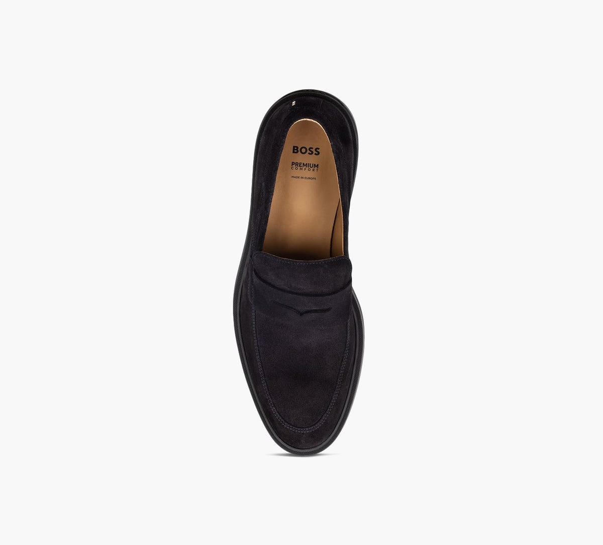 BOSS MOCASSINCALEV en BLEU vue 1c