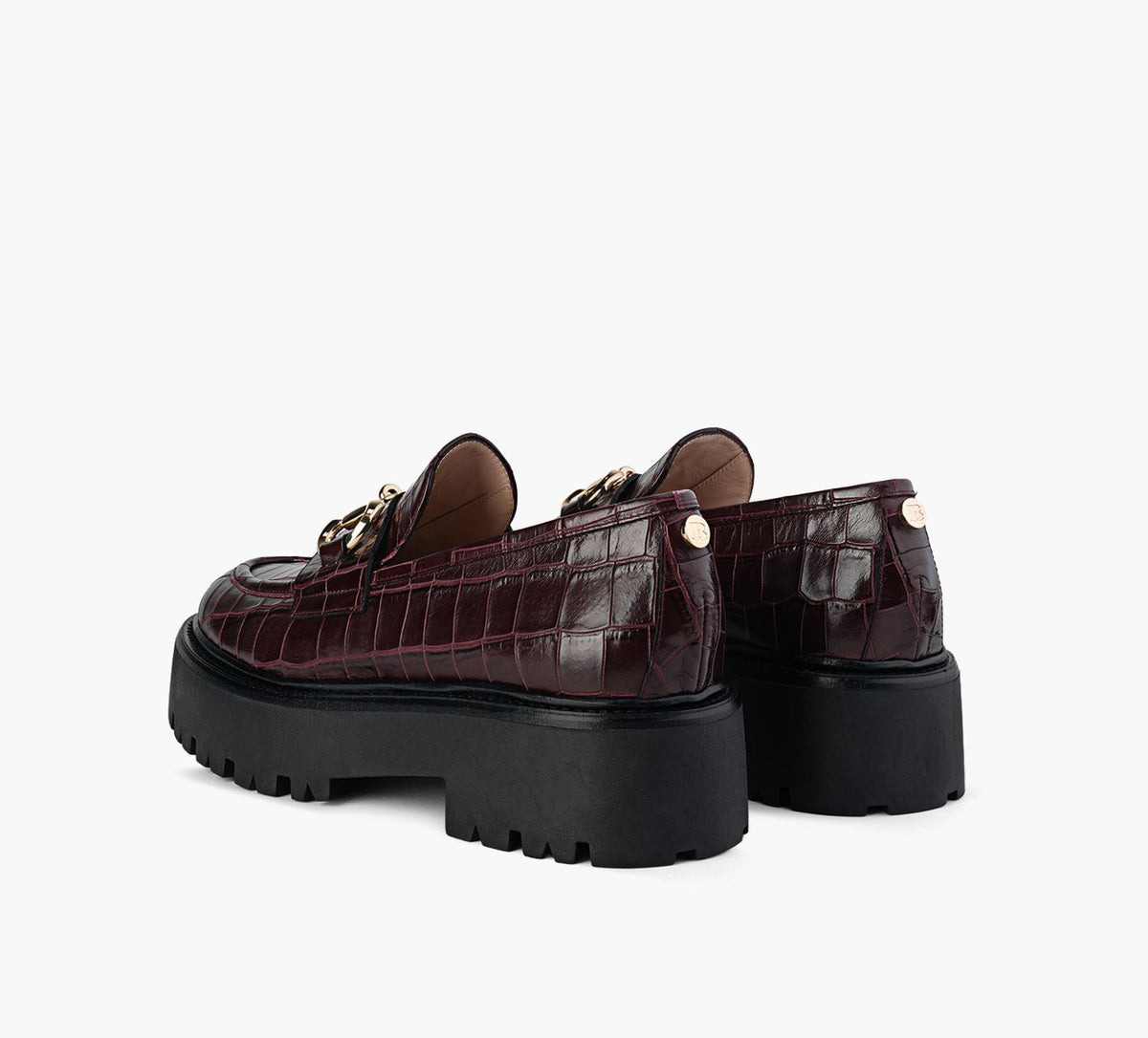BROWNS COUTURE MASONLOAFER in BURGUNDY view 3
