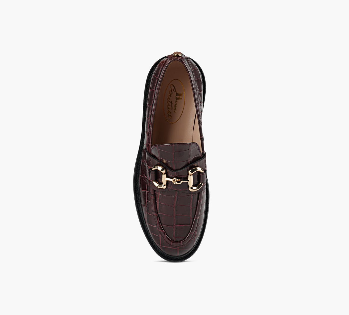 BROWNS COUTURE MASONLOAFER in BURGUNDY view 1c