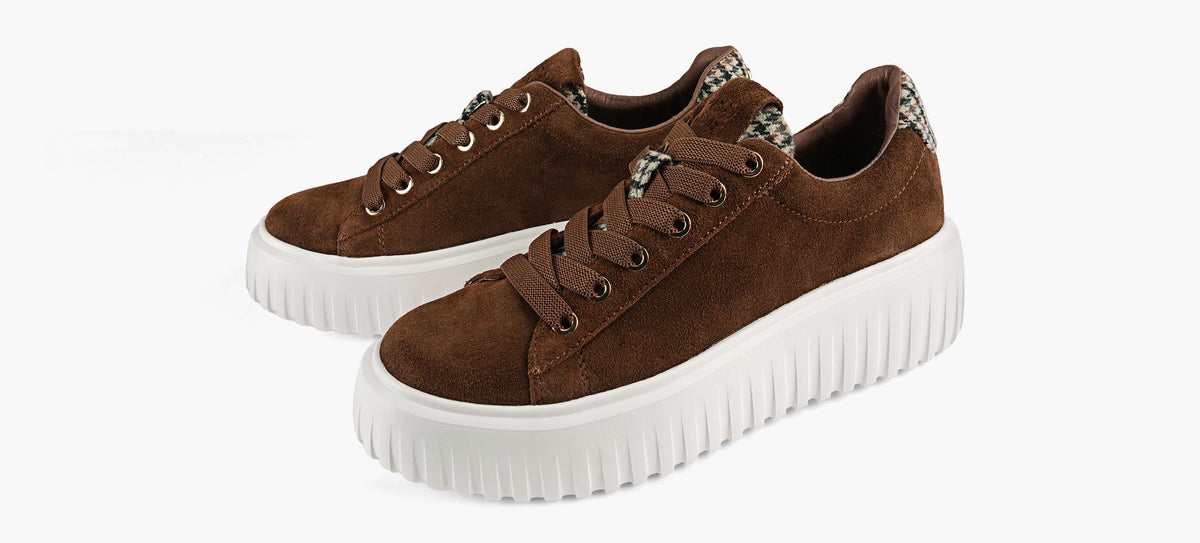 WISHBONE JULIETSNEAKER in BROWN view 4