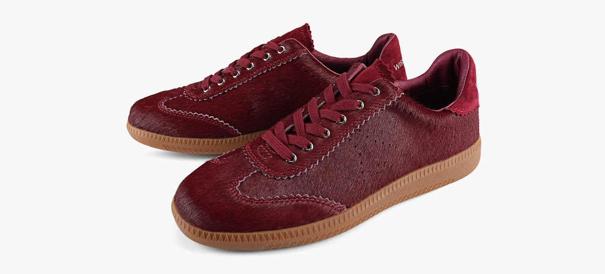 WISHBONE ANGELSNEAKER in BURGUNDY view 4