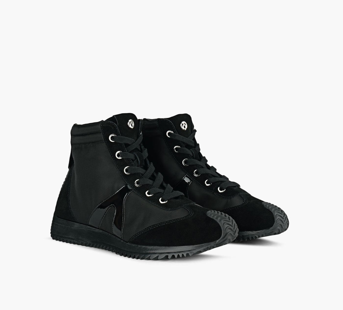 WISHBONE PARISHIGHTOPSNEAKER in BLACK view 2
