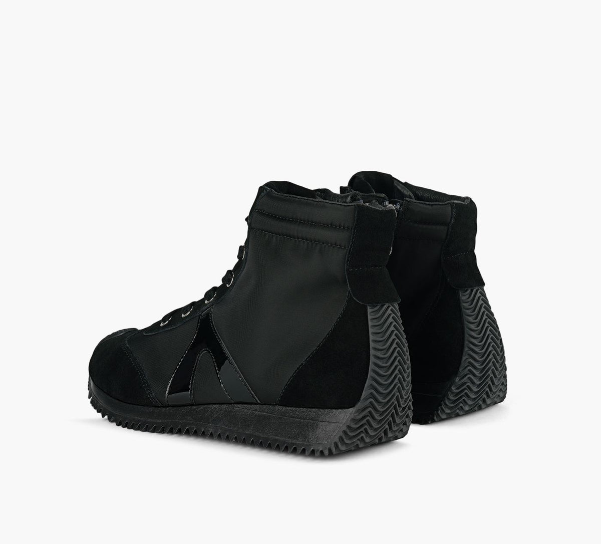 WISHBONE PARISHIGHTOPSNEAKER in BLACK view 3