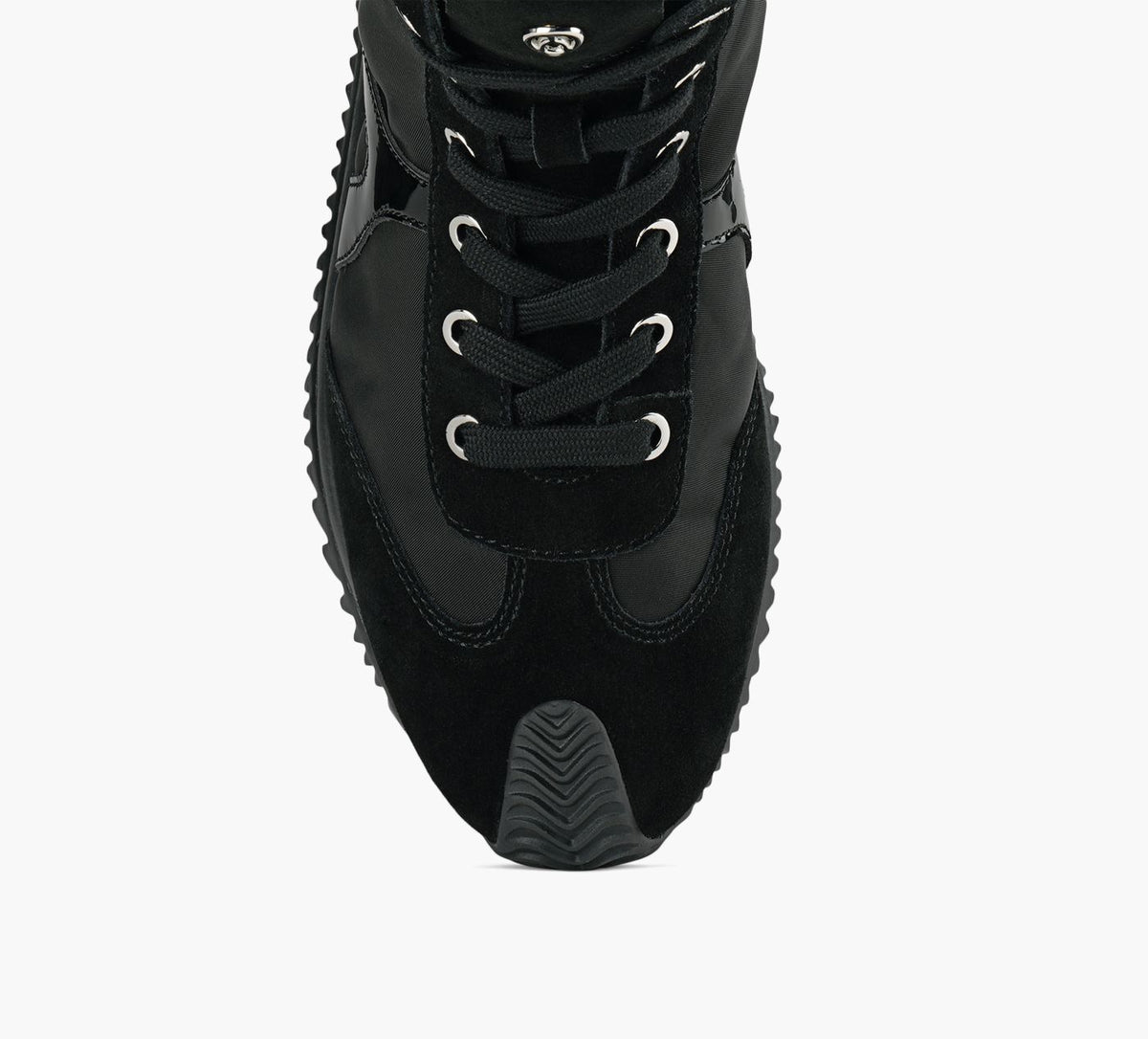 WISHBONE PARISHIGHTOPSNEAKER in BLACK view 1c