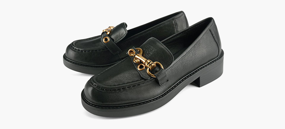 WISHBONE CHARLOTTELOAFER in BLACK view 4