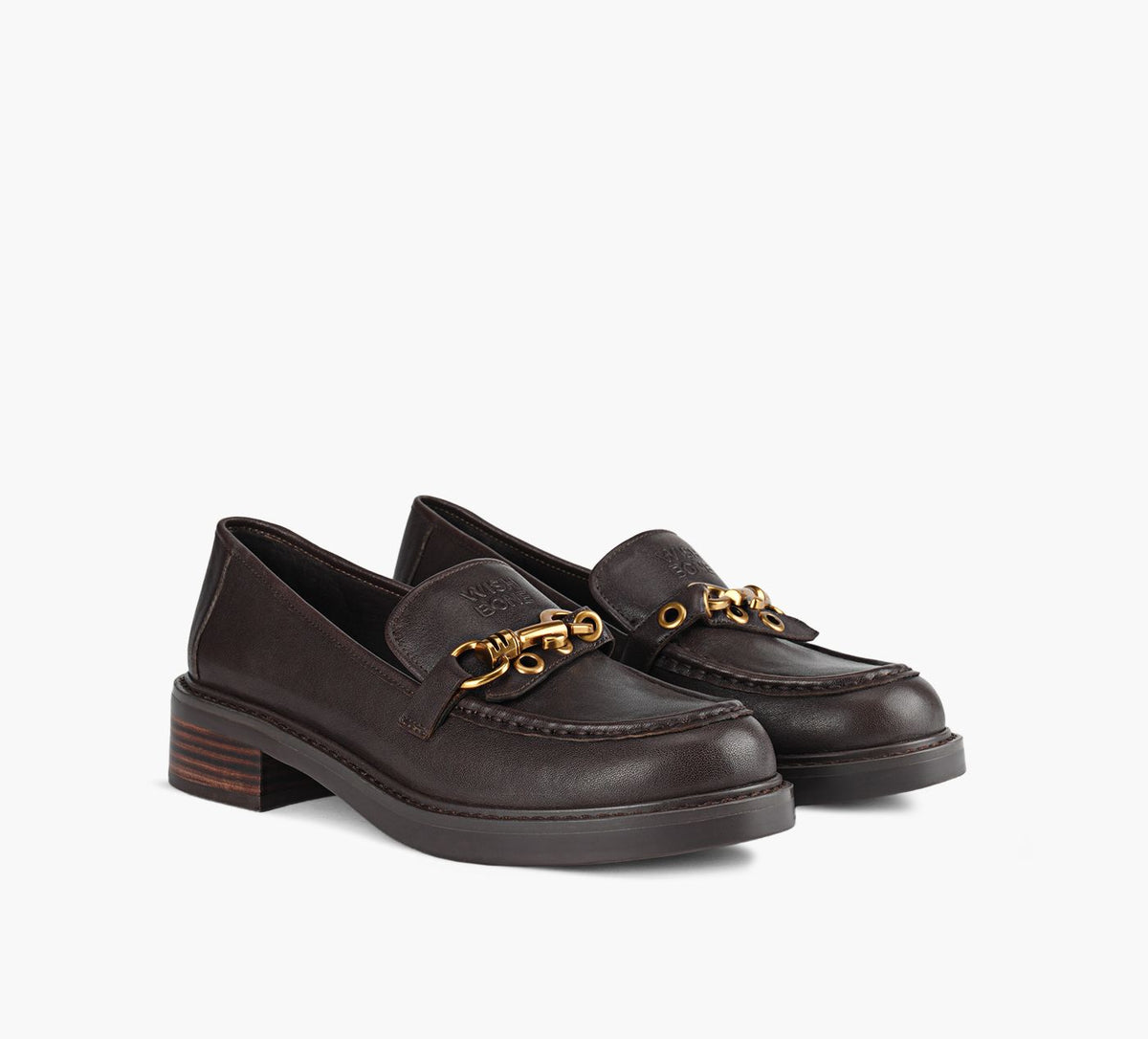 WISHBONE CHARLOTTEL en BRUN vue 2