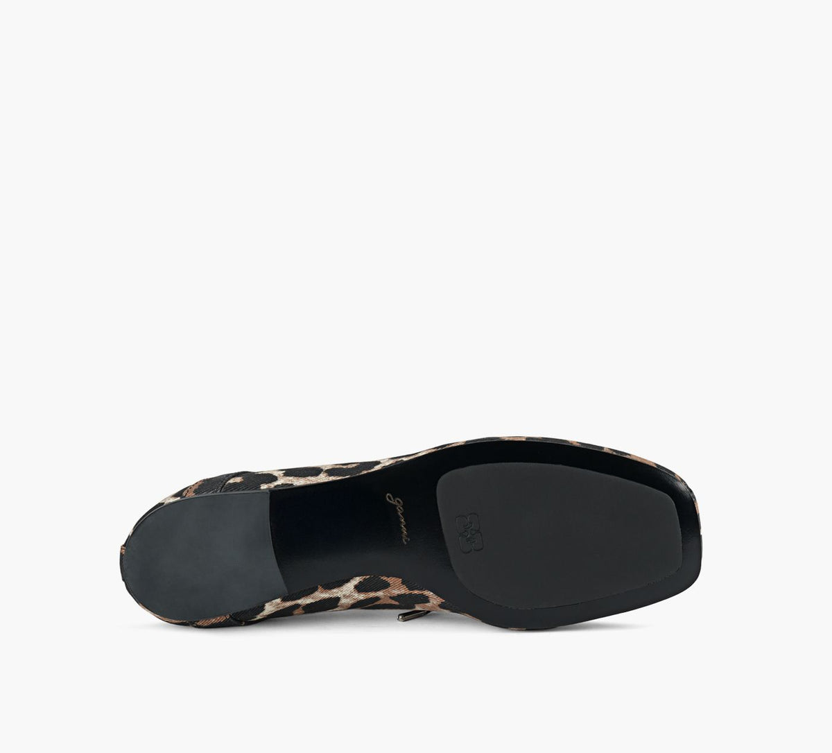 GANNI BALLERINEAVECILLETSLACER en TAN vue 6