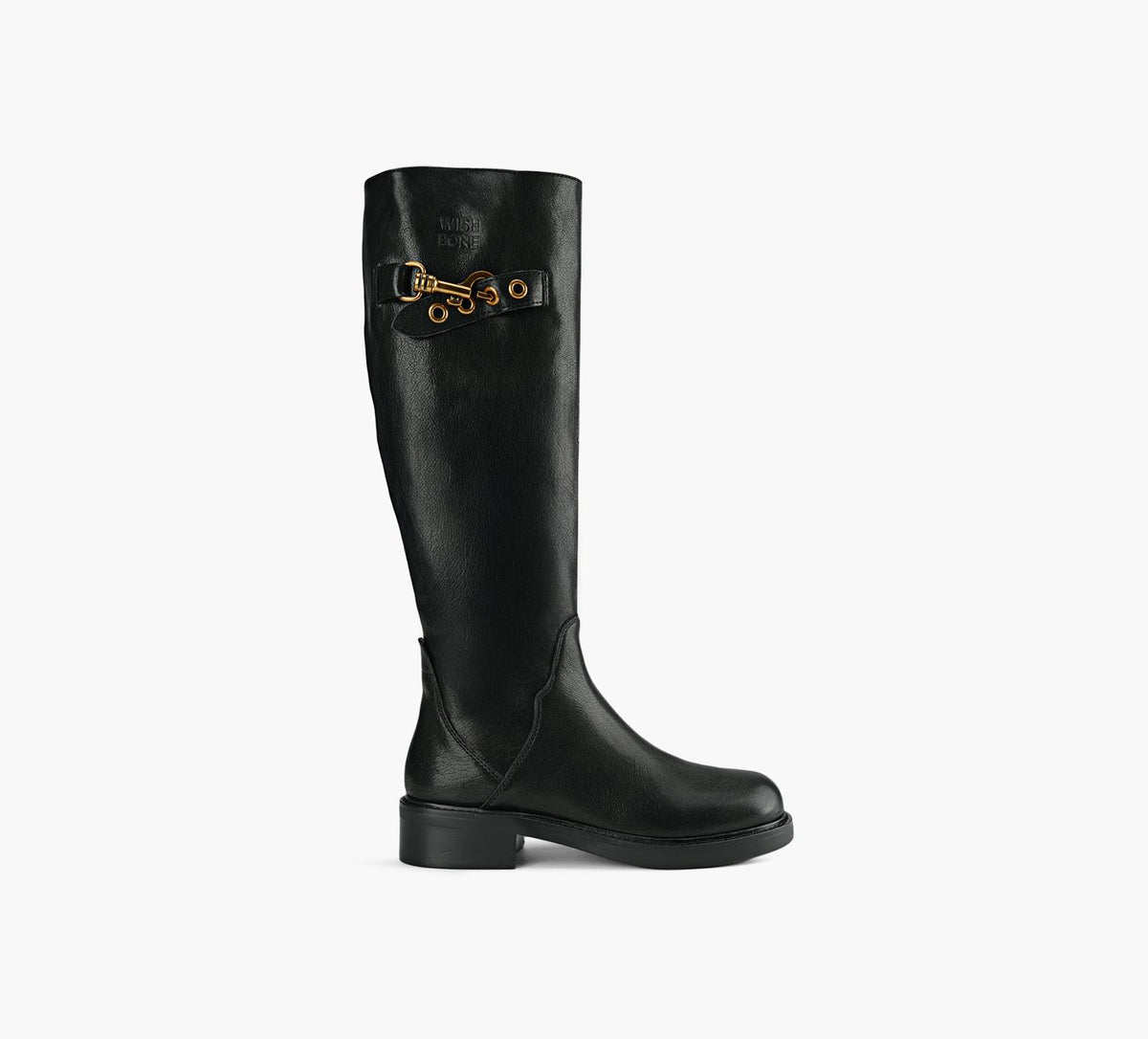 WISHBONE CHARLOTTERIDINGBOOT in BLACK