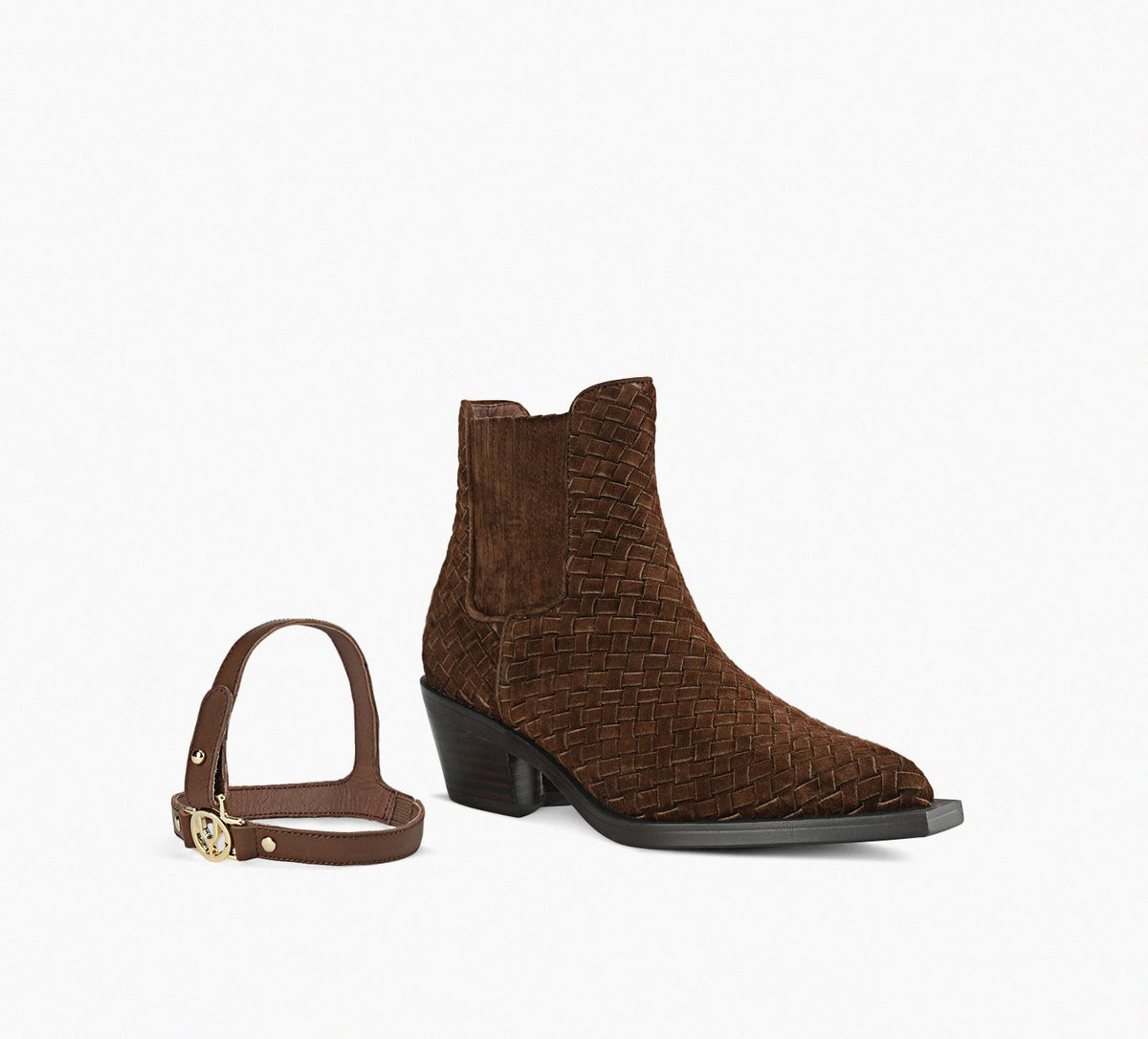 WISHBONE HEATHERBT en BRUN vue 7