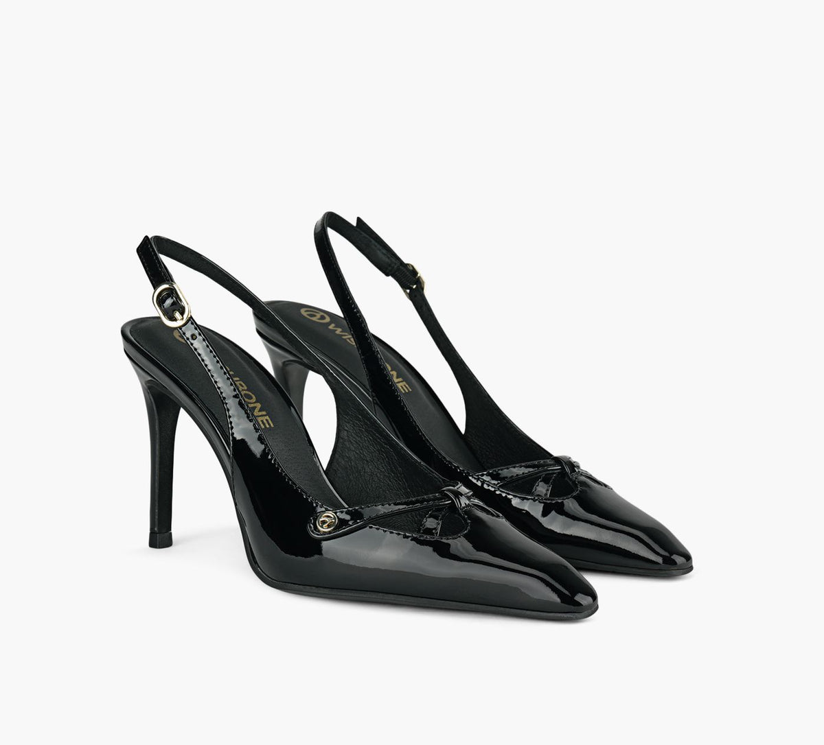 WISHBONE NANCY en NOIR vue 2
