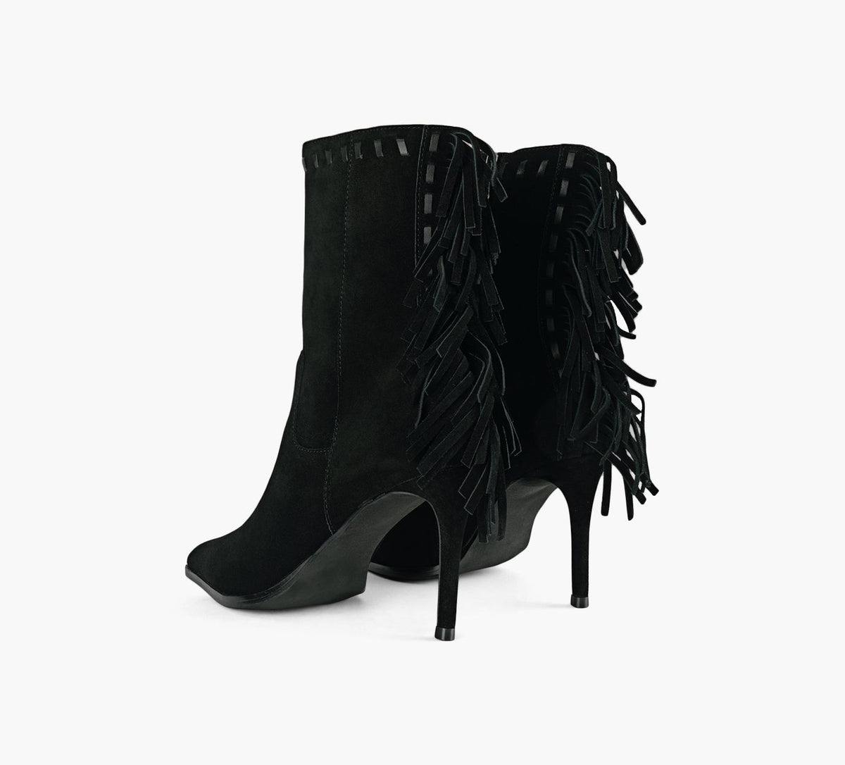 WISHBONE NELLIEFRINGEBOOTIE in BLACK view 3