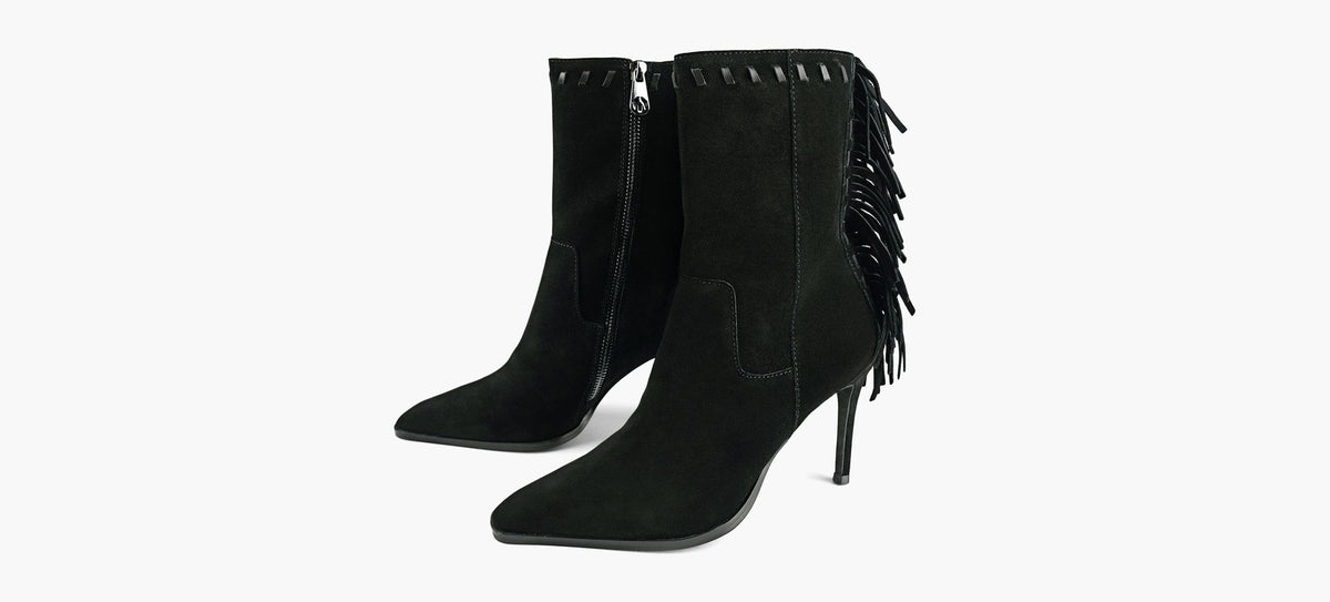 WISHBONE NELLIEFRINGEBOOTIE in BLACK view 4