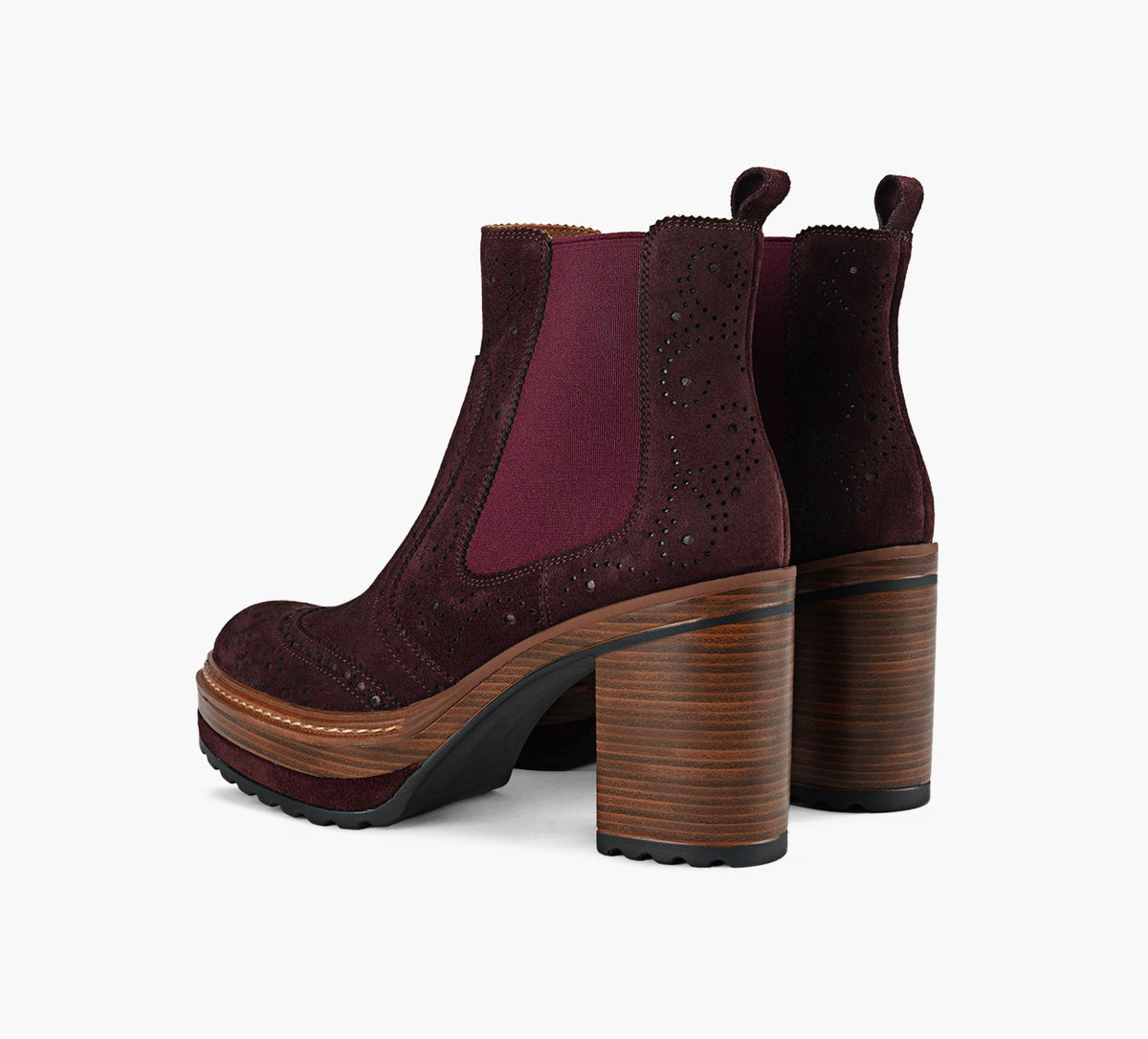 BROWNS COUTURE LILLYCHELSEA in BURGUNDY view 3