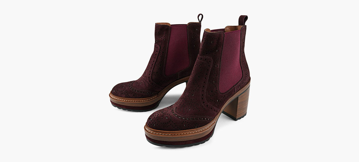 BROWNS COUTURE LILLYCHELSEA in BURGUNDY view 4