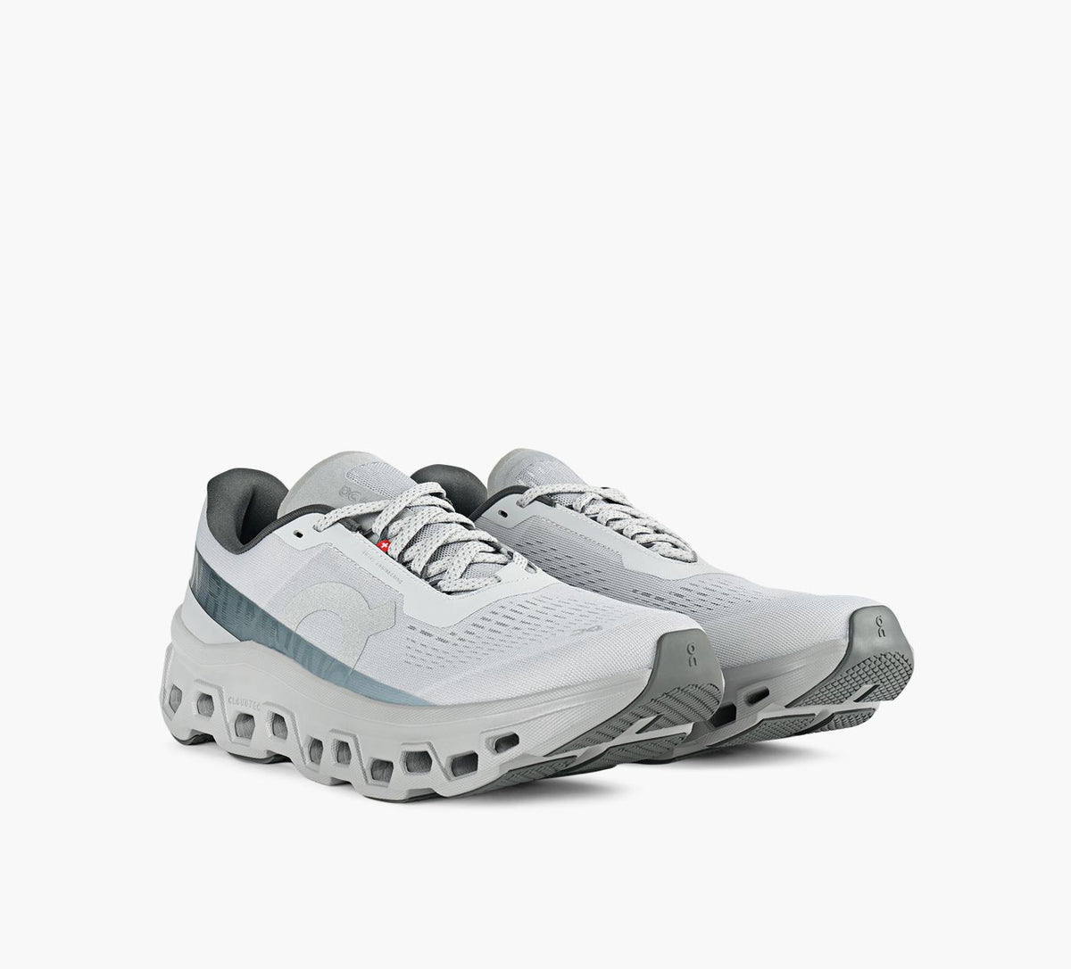 ON CLOUDMONSTER1 in GREY view 2