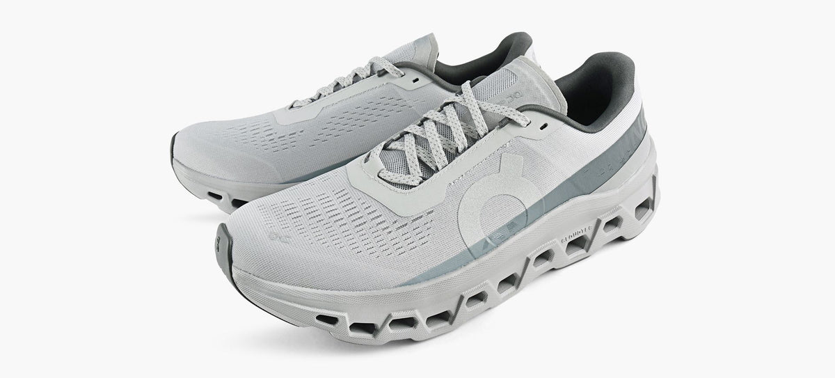 ON CLOUDMONSTER1 in GREY view 4