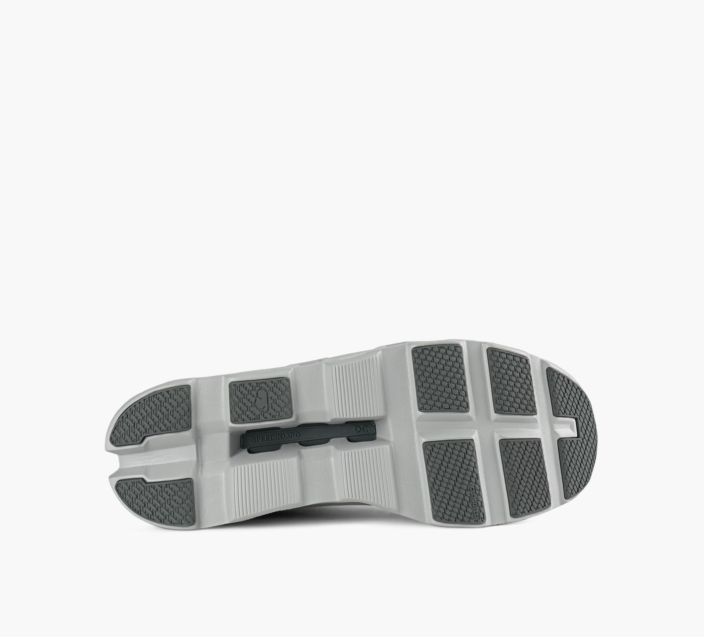 ON CLOUDMONSTER1 in GREY view 6
