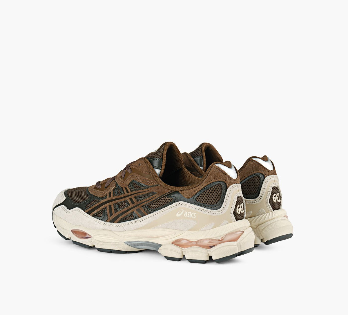 ASICS GELNYC in BROWN view 3