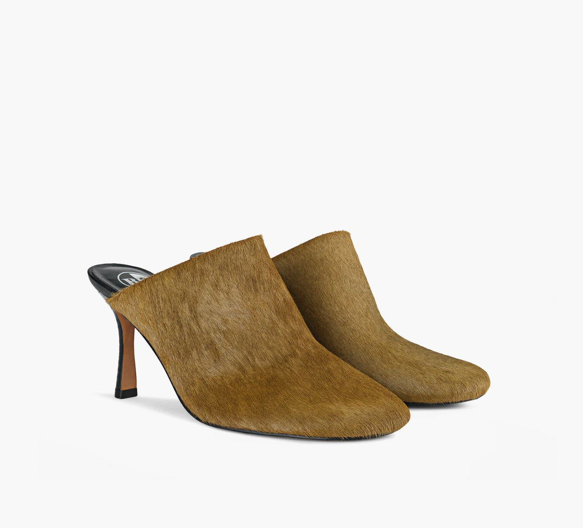 B2 COPENHAGENMULEHEEL in KHAKI view 2