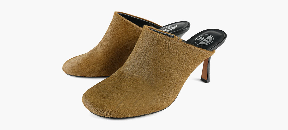 B2 COPENHAGENMULEHEEL in KHAKI view 4