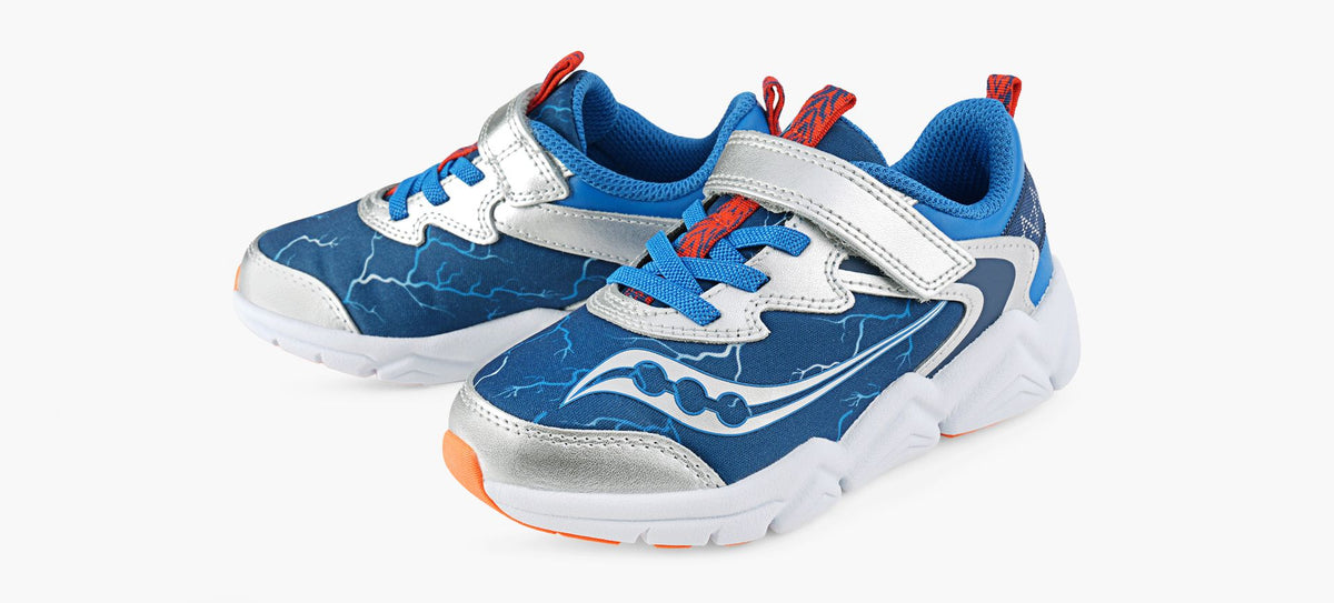 SAUCONY BASKETFLASHLE en BLEU vue 4