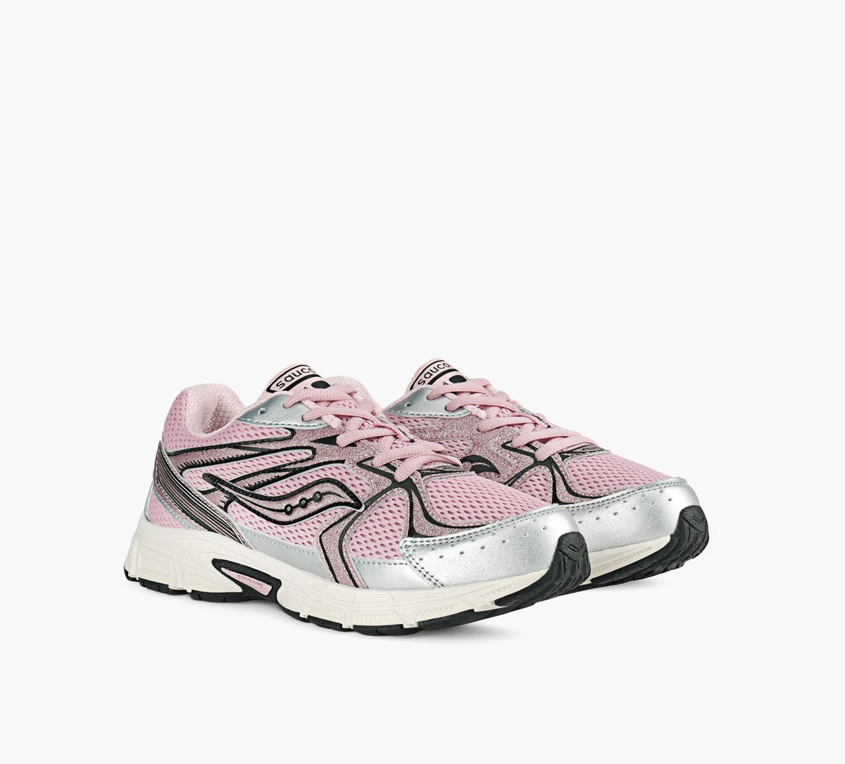 SAUCONY BASKETRIDEMILLENNIUMKDZ en ROSE PALE vue 2