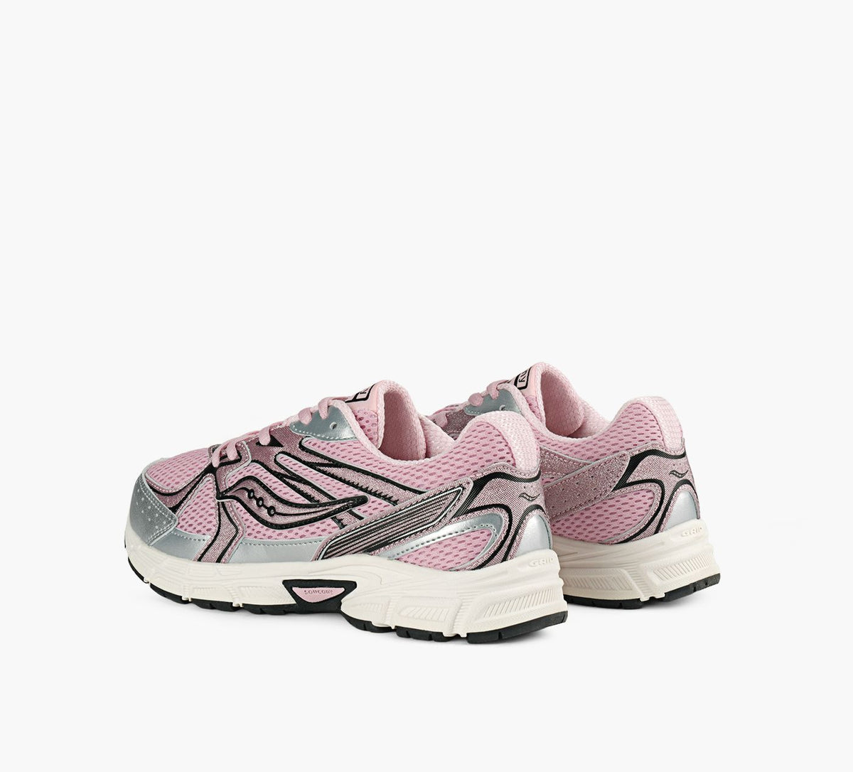 SAUCONY BASKETRIDEMILLENNIUMKDZ en ROSE PALE vue 3