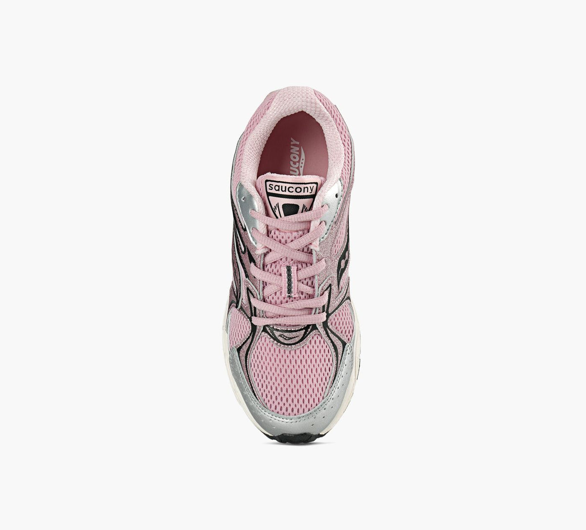 SAUCONY BASKETRIDEMILLENNIUMKDZ en ROSE PALE vue 1c