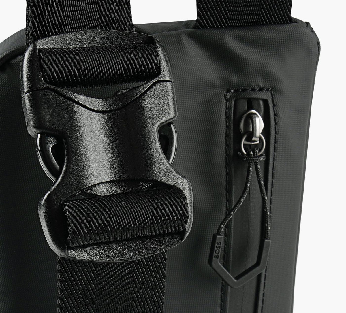 BOSS STENSONBUMBAG in BLACK view 3