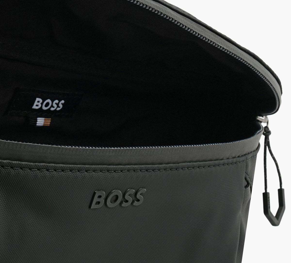 BOSS STENSONBUMBAG in BLACK view 4