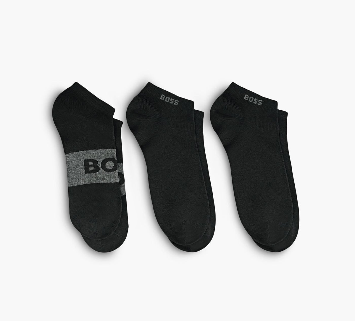 BOSS Chaussetteslongueurcheville3paires en NOIR
