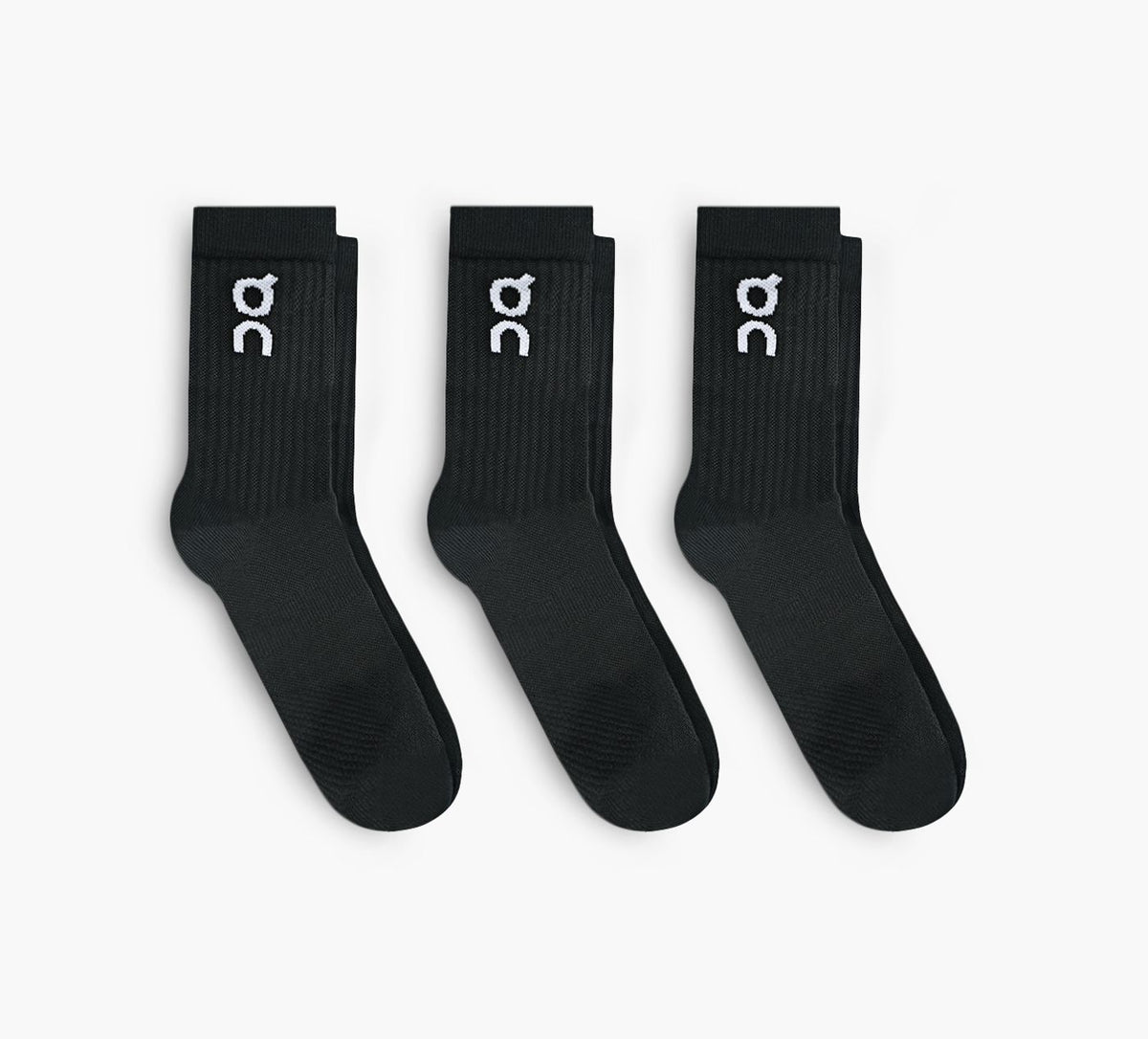 ON LOGOSOCKHIGH3P in BLACK
