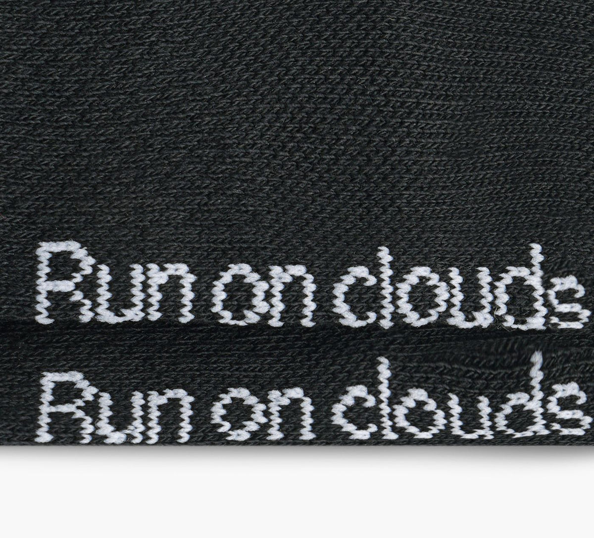 ON LOGOSOCKHIGH3P in BLACK view 2