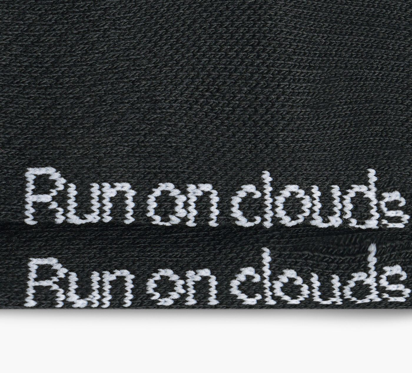 ON LOGOSOCKHIGH3P in BLACK view 2
