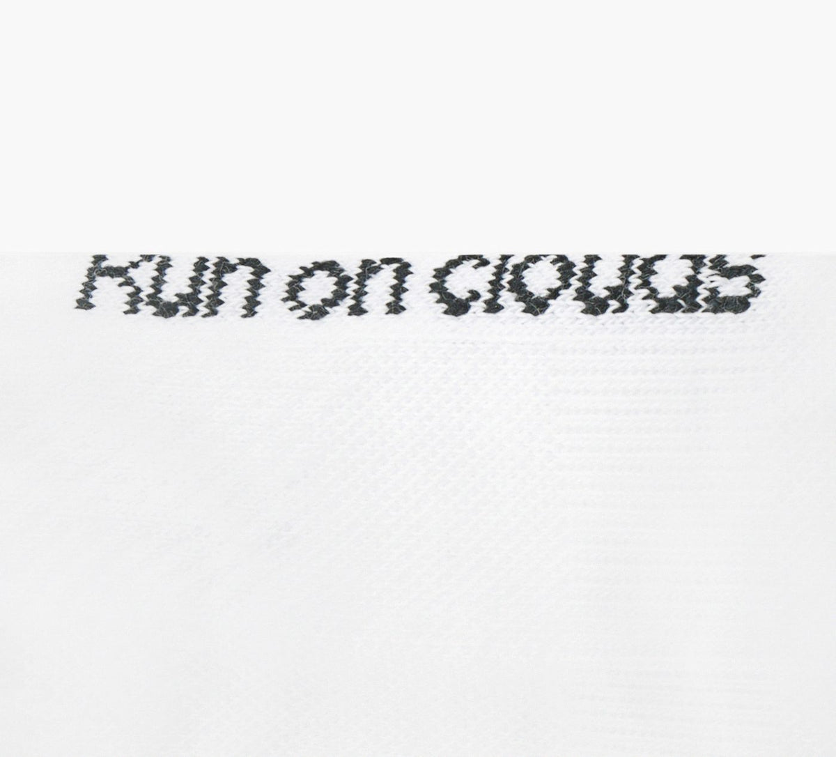 ON LOGOSOCKMID3P in WHITE view 2