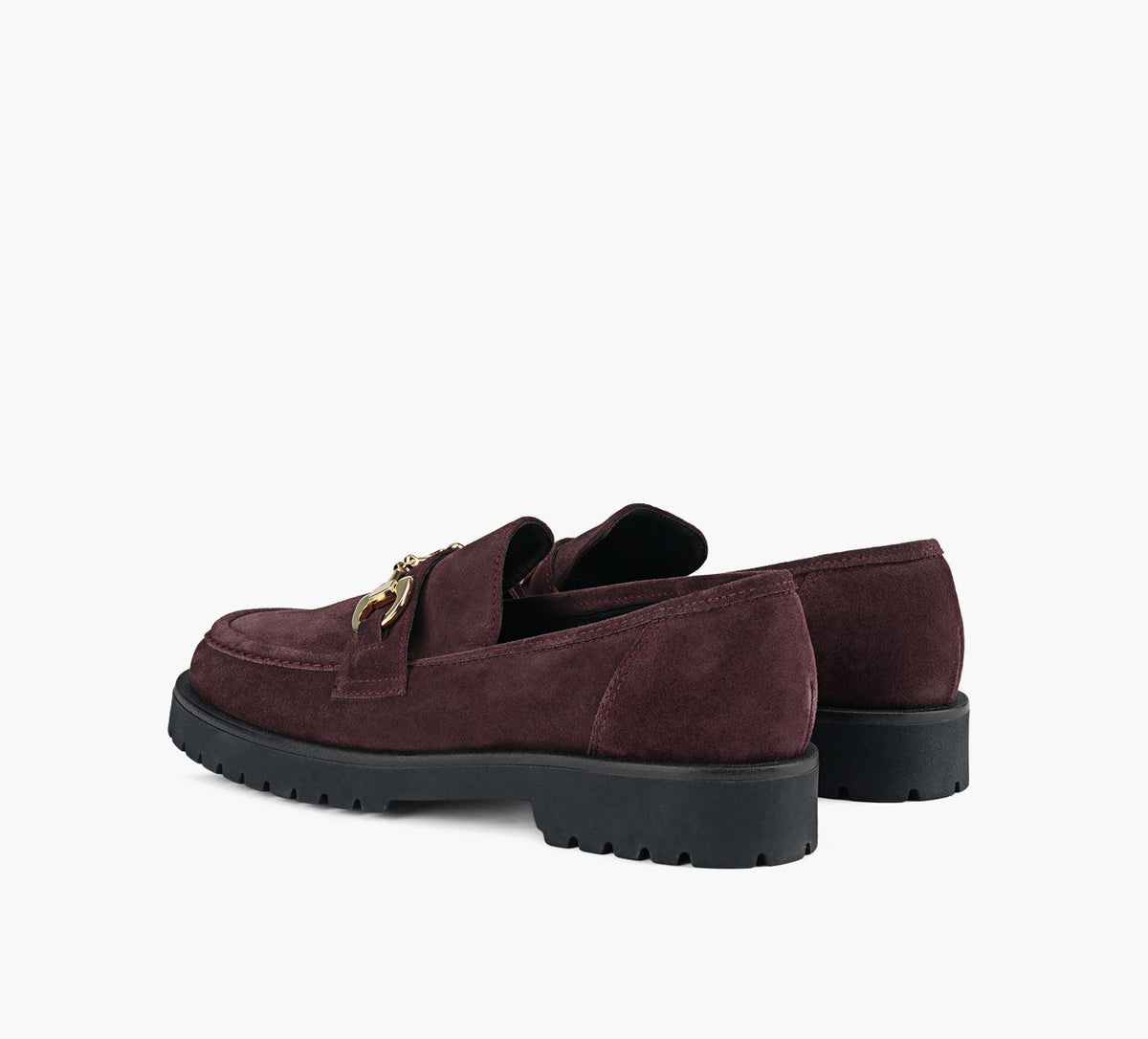 BROWNS DARCYLOAFER in BURGUNDY view 3